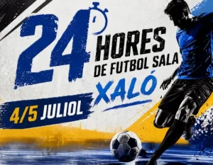 24 hores de futbol sala xalo 2026 logo
