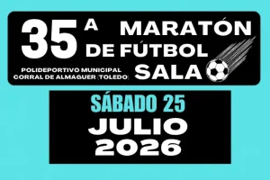 35 maraton de futbol sala de corral de almaguer 2026 toledo logo