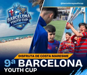 9 edicion de la barcelona youth cup 2026 logo