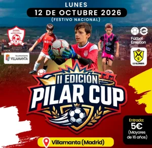 cartel evento torneo de futbol 2 edicion de la pilar cup 2026