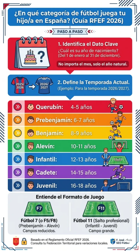 categorias por edades