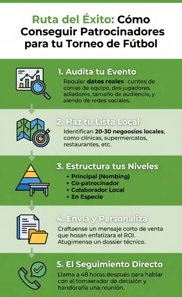 guia para conseguir patrocinios torneo de futbol