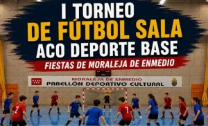 i torneo de futbol sala aco deporte base moraleja de enmedio 2026 logo