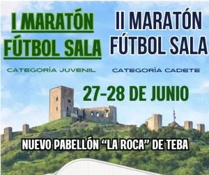 i y ii edicion de de la maraton de teba de juveniles y cadetes 2026 logo