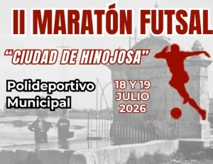 ii maraton futsal ciudad de hinojosa 2026 logo