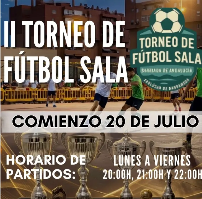 Torneo II Torneo de Fútbol Sala Barriada de Andalucía en Sanlúcar de Barrameda 2026
