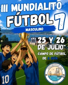 iii mundialito de futbol 7 masculino teis 2026 logo