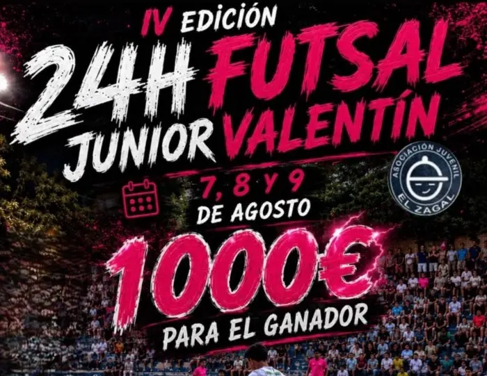Torneo IV Edición de las 24 Horas Futsal Junior de Valentín 2026
