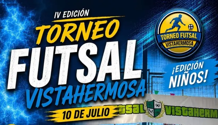 Torneo IV Edición del Torneo Futsal VistaHermosa – Edición Niños 2026