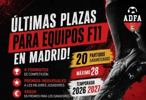 liga de futbol adfa f11 en alcobendas 2026 27 logo