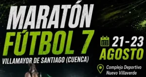 maraton de futbol 7 villamayor de santiago 2026 logo