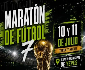 maraton de futbol 7 yepes 2026 logo