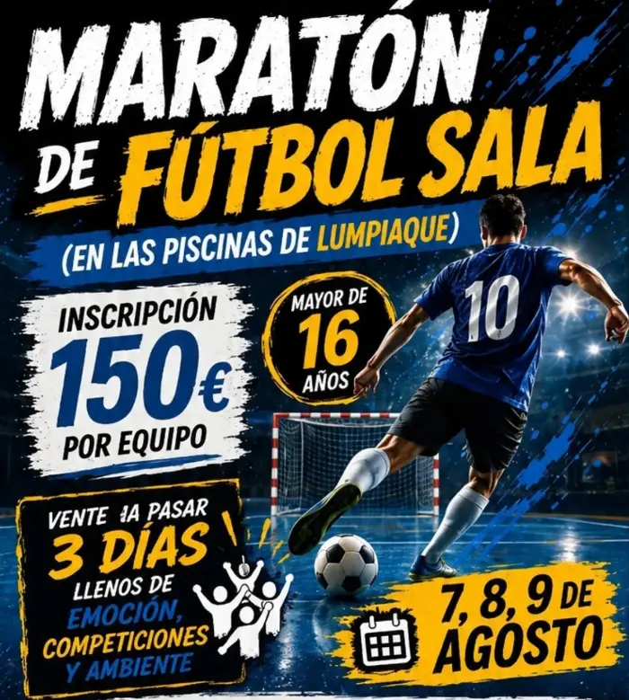 Torneo Maratón de Fútbol Sala en Lumpiaque 2026
