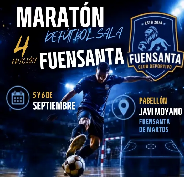 Torneo Maratón Fútbol Sala Fuensanta Jaén 2026