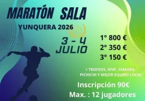 maraton futsal yunquera 2026 dias 3 y 4 julio logo