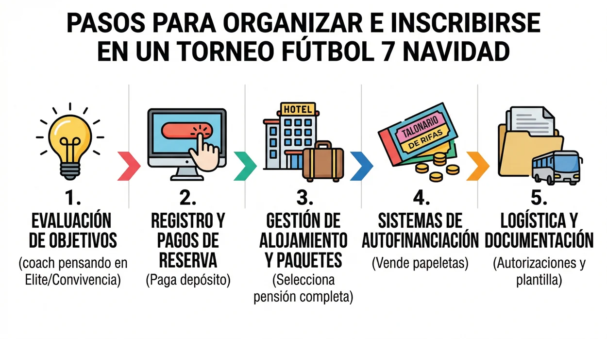 planificar torneo futbol navidad espana