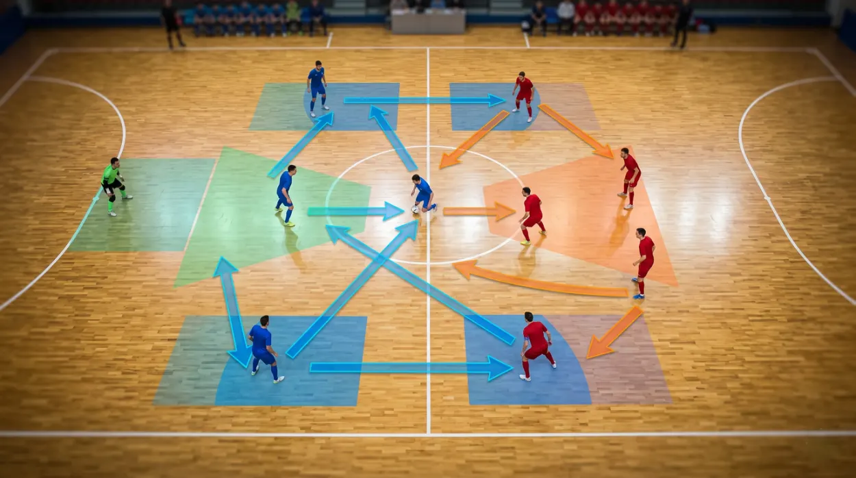 posicion futbol sala
