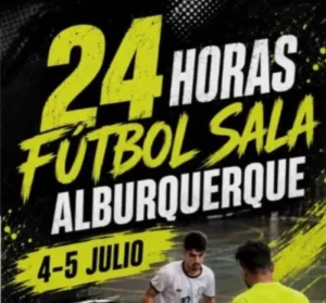 torneo 24 horas futbol sala alburquerque 2026 logo