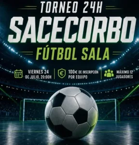 torneo 24 horas sacecorbo de futbol sala 2026 logo