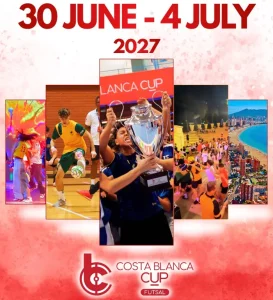 torneo costa blanca futsal cup 2027 logo