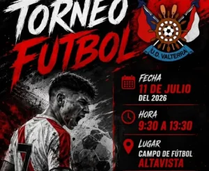 torneo de futbol 7 u d valterra 2026 logo