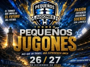 torneo de futbol 8 pequenos jugones diciembre de 2026 logo