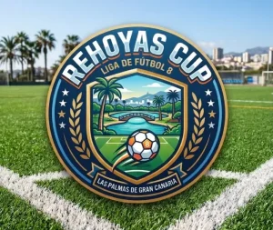 torneo de futbol 8 rehoyas cup 2026 gran canaria logo