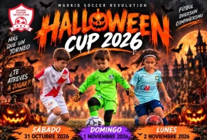 torneo de futbol base halloween cup 2026 logo