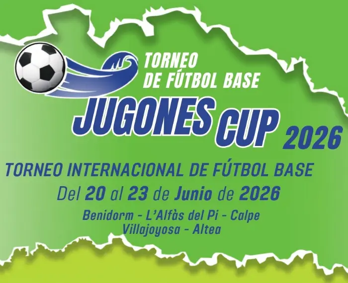 Torneo Torneo de Fútbol Internacional JugonesCup de Fútbol Base – 20 al 23 Junio 2026