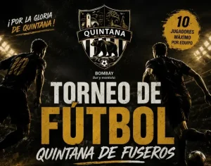 torneo de futbol quintana de fuseros 2026 logo