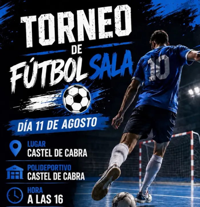 Torneo Torneo de Fútbol Sala Castel de Cabra 2026