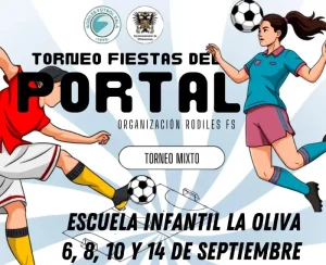 torneo de futbol sala fiestas del portal 2026 logo