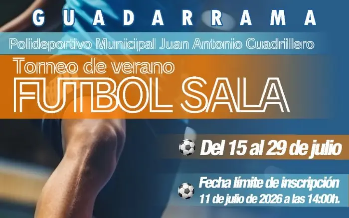 Torneo Torneo de Verano de Fútbol Sala en Guadarrama 2026