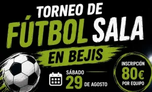 torneo de verano futbol sala bejis 2026 logo