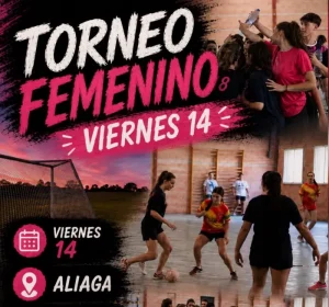 torneo femenino de futbol sala aliaga 2026 logo