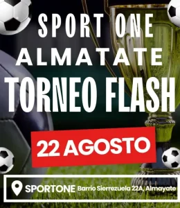 torneo flash sport one almayate 2026 logo