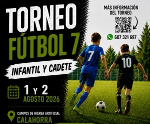torneo futbol 7 infantil y cadete de calahorra 2026 logo