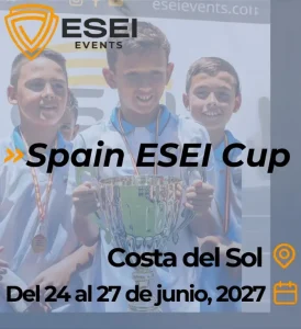 torneo futbol base spain esei cup 2027 logo