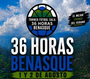 torneo futbol sala 36 horas benasque 2026 logo
