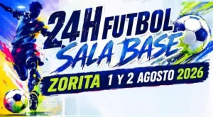 torneo futbol sala base 24 horas de zorita 2026 logo