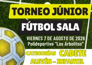 torneo junior de futbol sala de yunquera 2026 logo