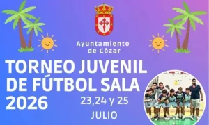 torneo juvenil de futbol sala cozar 2026 logo