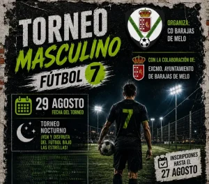 torneo masculino de futbol 7 c d barajas de melo 2026 logo