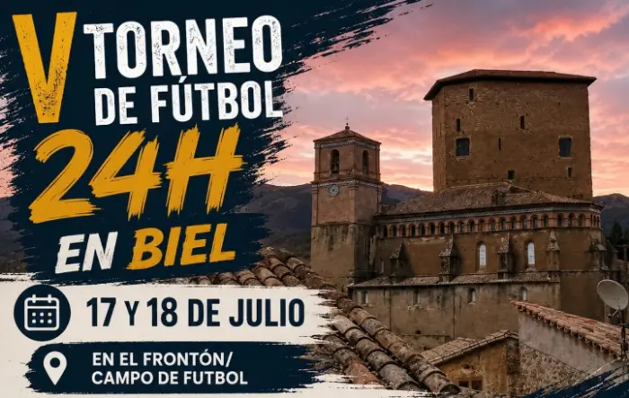 Torneo V Edición del Torneo de Fútbol 24H en Biel 2026