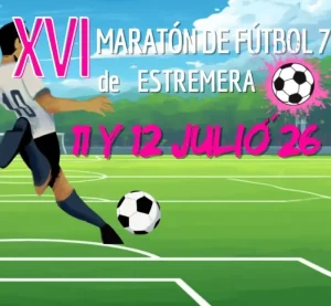 xvi maraton de futbol 7 de estremera 2026 logo