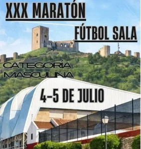 xxx maraton de futbol sala en teba 2026 categoria masculina logo