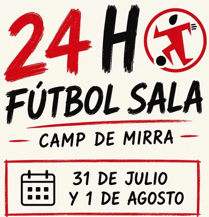 Torneo XXXII Edición de las 24H Fútbol Sala El Camp de Mirra 2026 – Memorial Juan Enrique Crespo Martínez